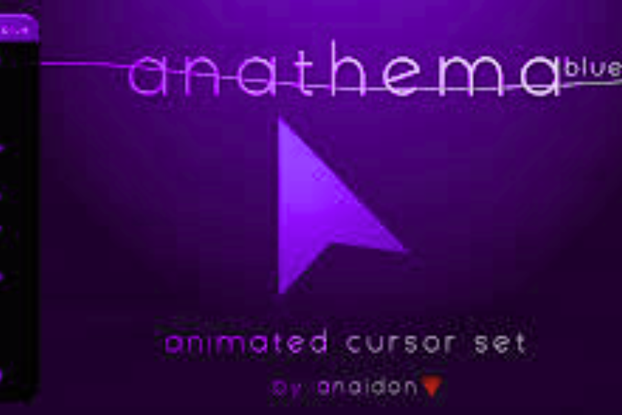 blue apparatus cursor set
