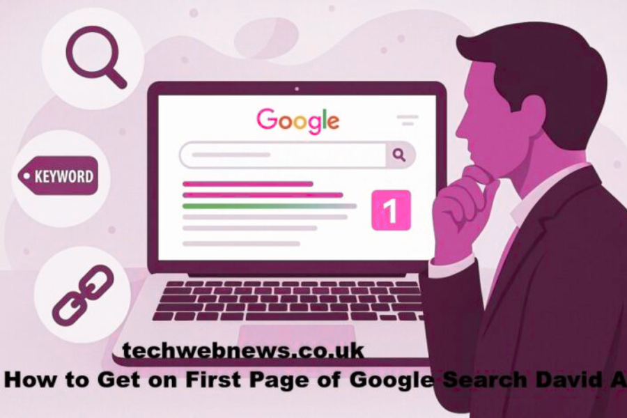 how to get on first page of google search david aziz